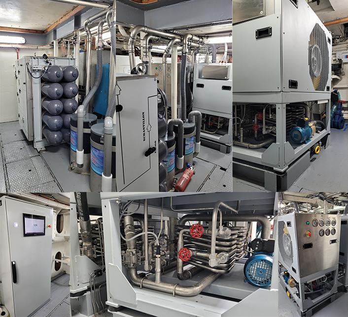 Installation de production d’air respirable 