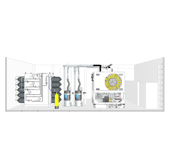 Installation de production d’air respirable 