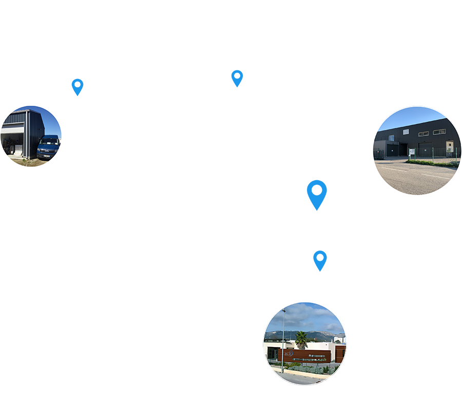 Carte des magasins